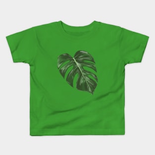 Monstera House Plant Kids T-Shirt